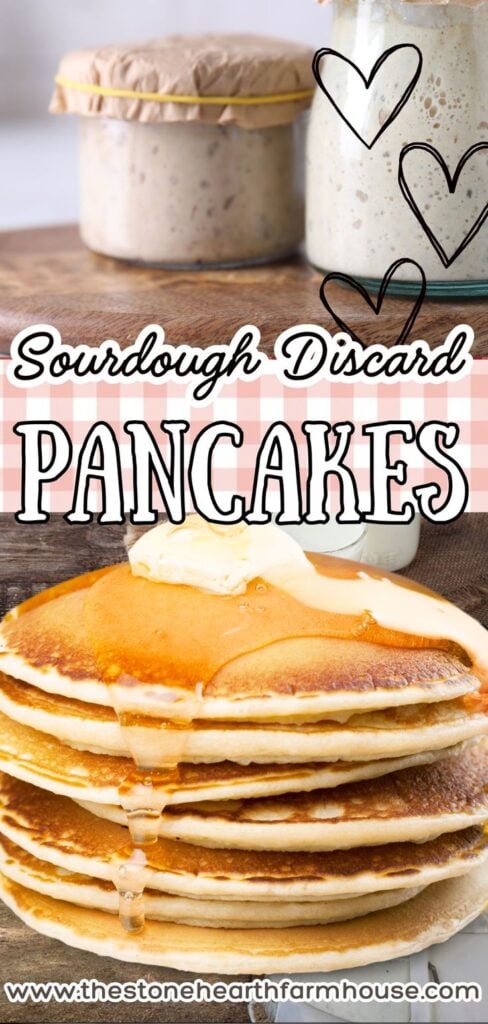 These sourdough discard pancakes are light, fluffy, and easy to make using your extra starter. Choose between overnight fermentation for better digestion or a same-day sourdough pancake recipe when you need breakfast fast. A perfect way to use sourdough discard while baking from scratch. These are so easy to make, I make this recipe often to use up my spurdough starter!