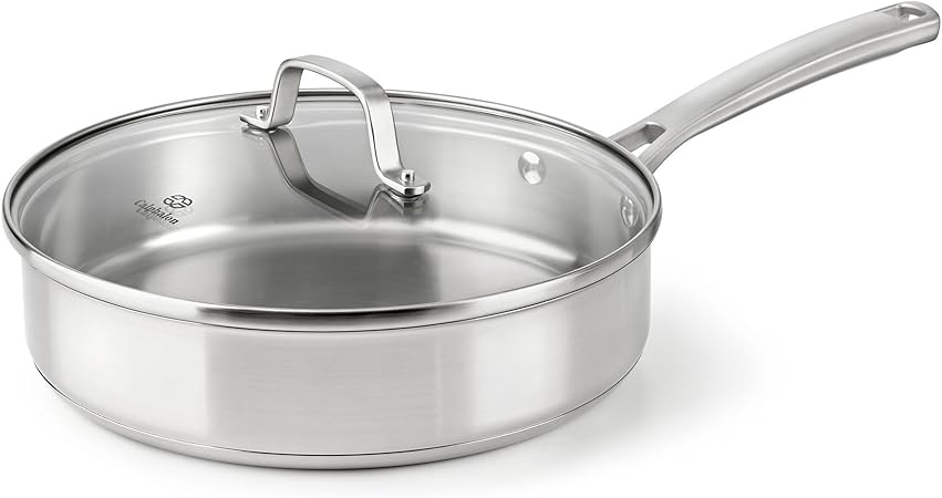 Calphalon Classic Stainless Steel Cookware Saute Pan, 3 Quart