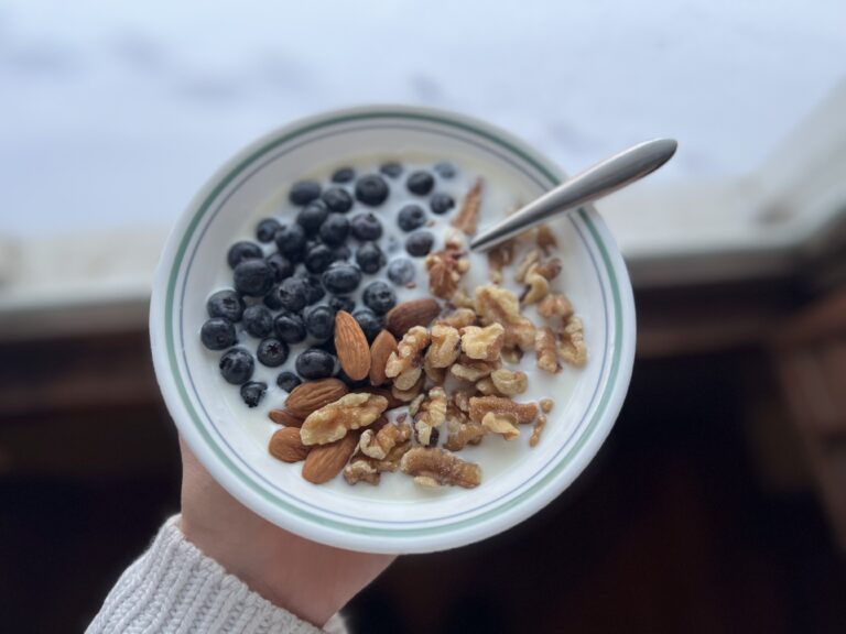 Homemade Raw milk yogurt