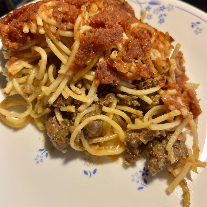 Liver and Spaghetti Casserole