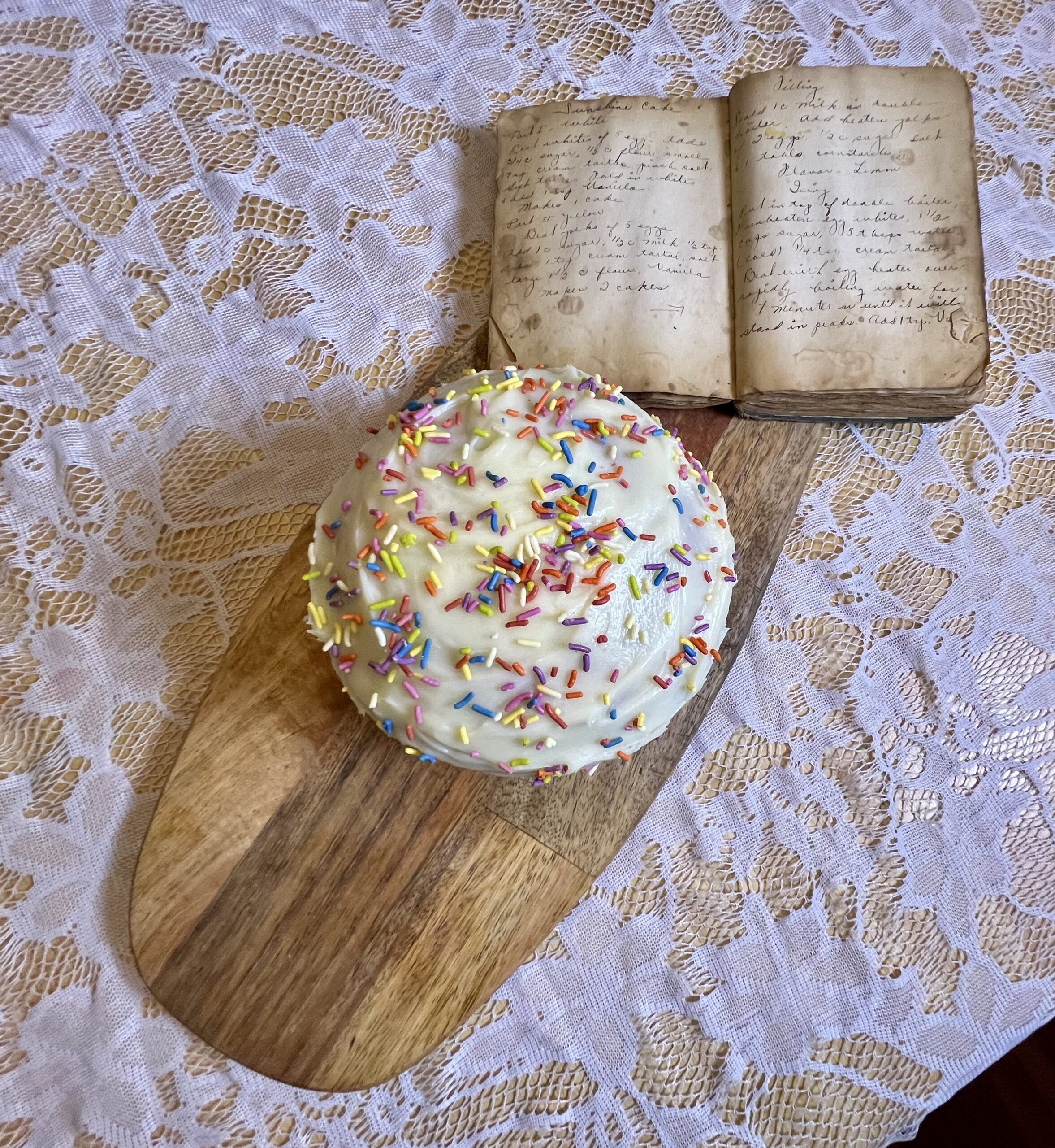 Make a Old Fashioned Vanilla Birthday Cake Recipe from Scratch