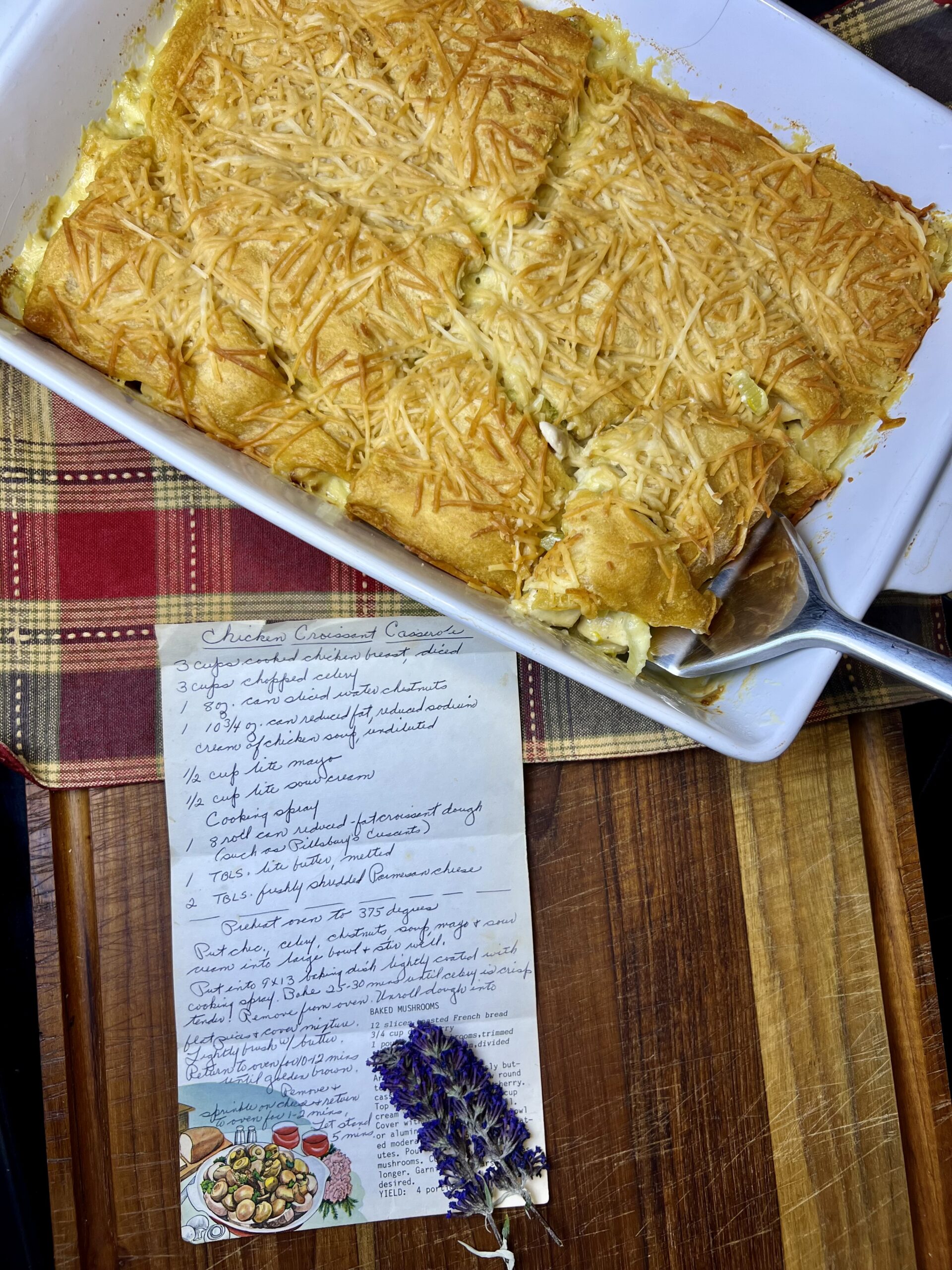 Chicken Crescent Casserole – A Handwritten Family Favorite