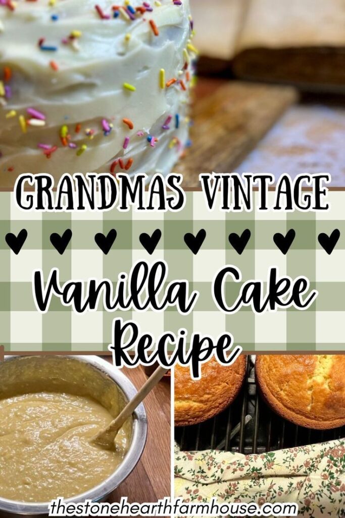 This Grandma’s vintage vanilla cake recipe is a classic made from scratch. Soft, moist, and perfectly sweet, it’s an easy vanilla cake that works for birthdays, holidays, or everyday baking. Learn how to make a simple homemade vanilla cake with old-fashioned flavor and tender crumb. A timeless recipe passed down and loved for generations.