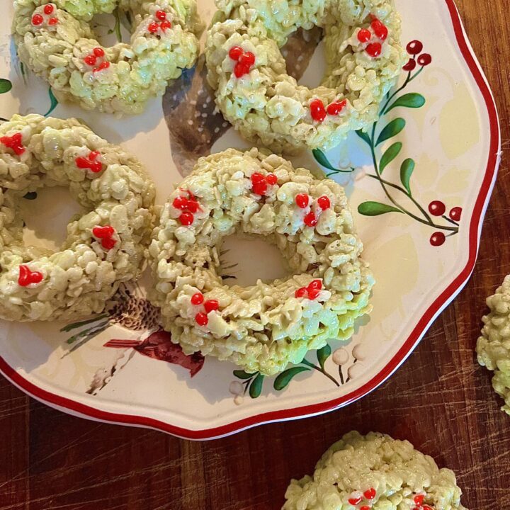 Rice Krispie Wreaths 