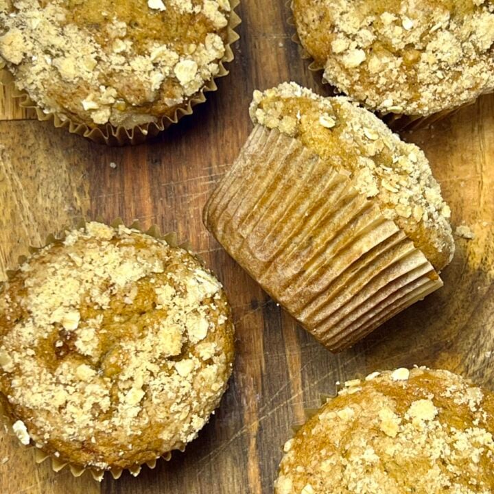 Sourdough Banana Muffins
