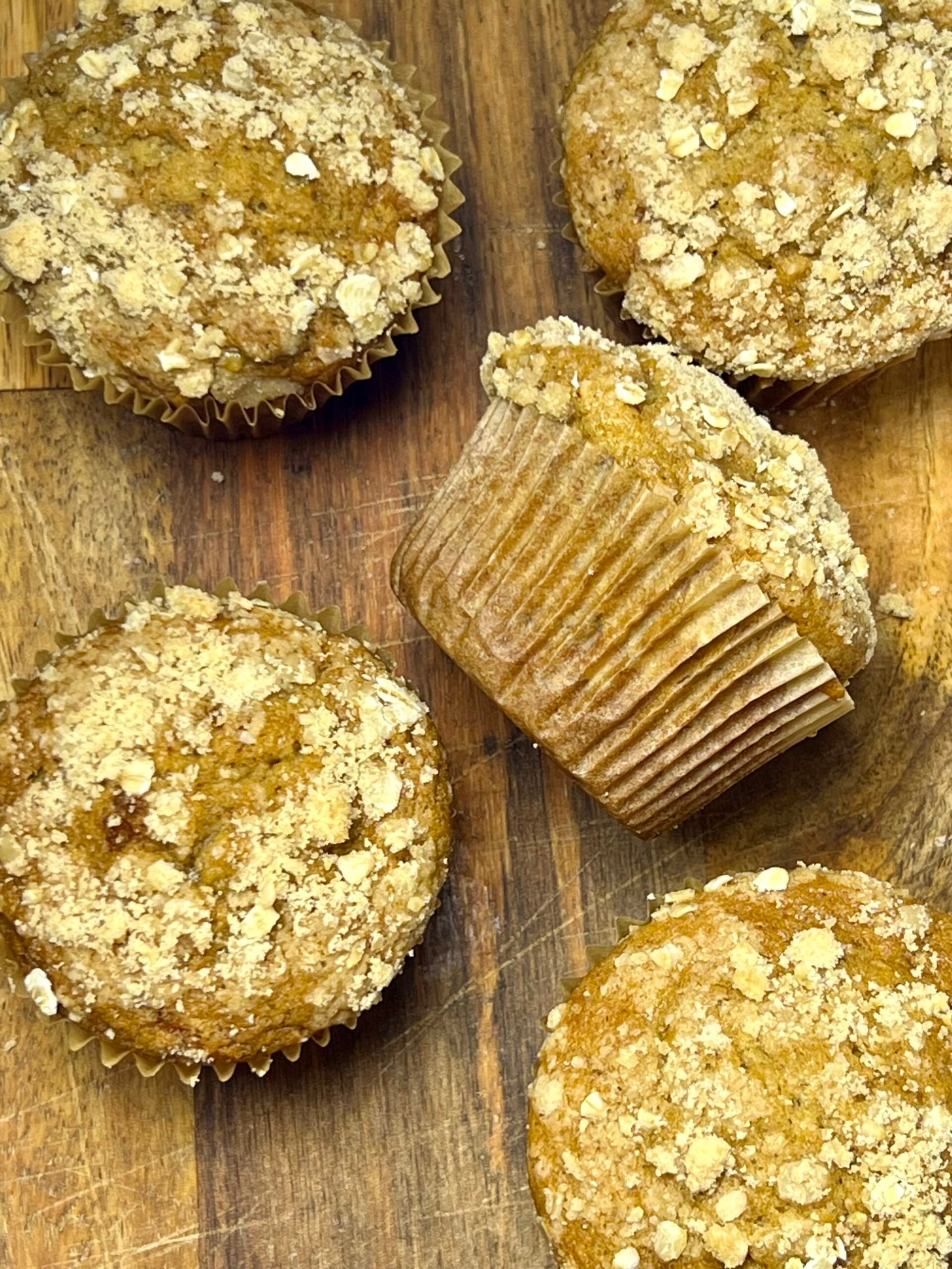 The Best Sourdough Banana Muffins with Discard!