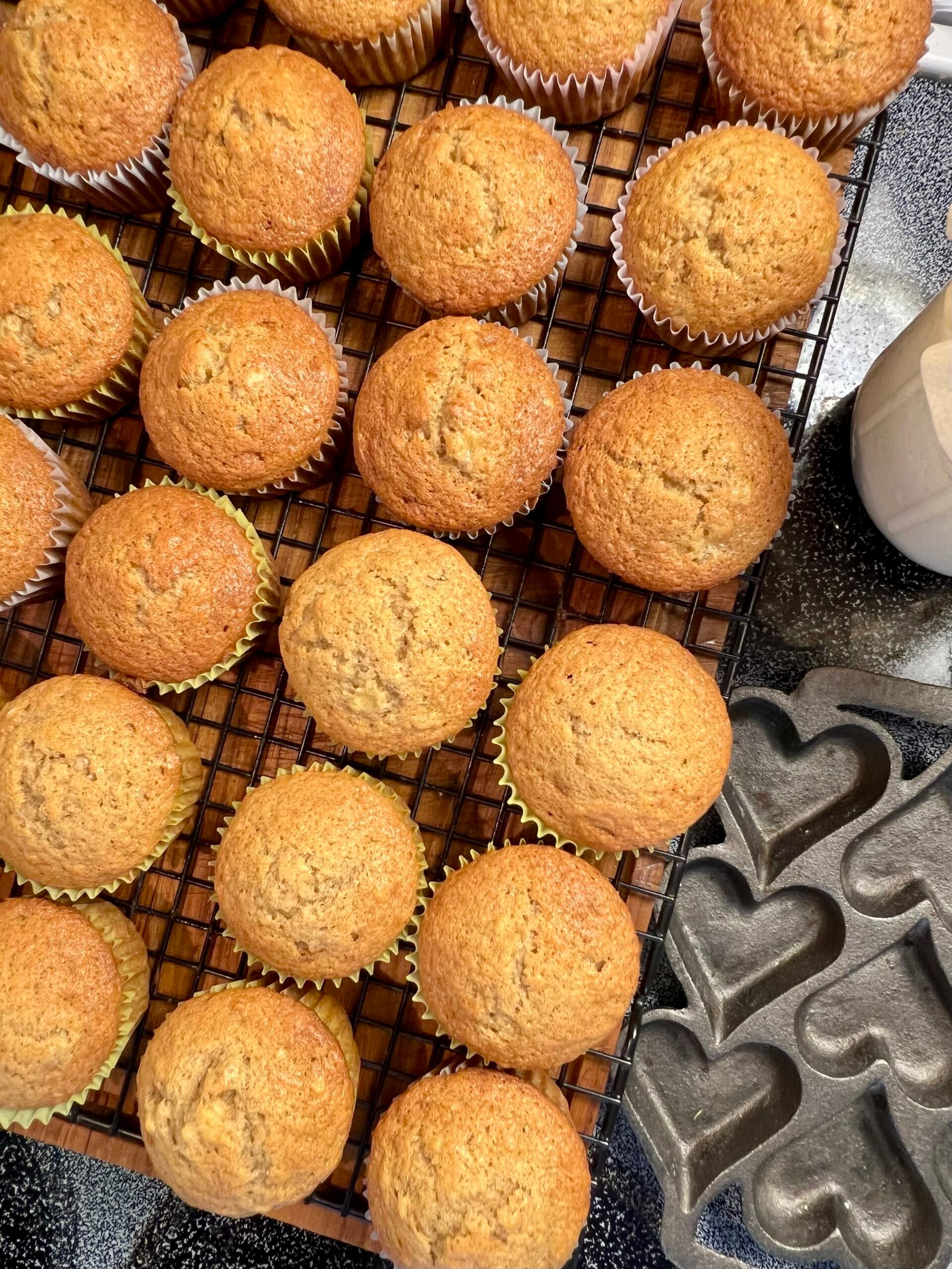 The Best Sourdough Banana Muffins with Discard!