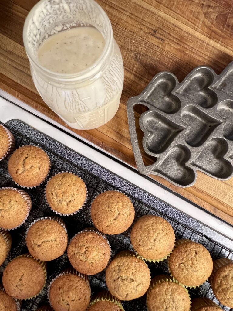 The Best Sourdough Banana Muffins with Discard!