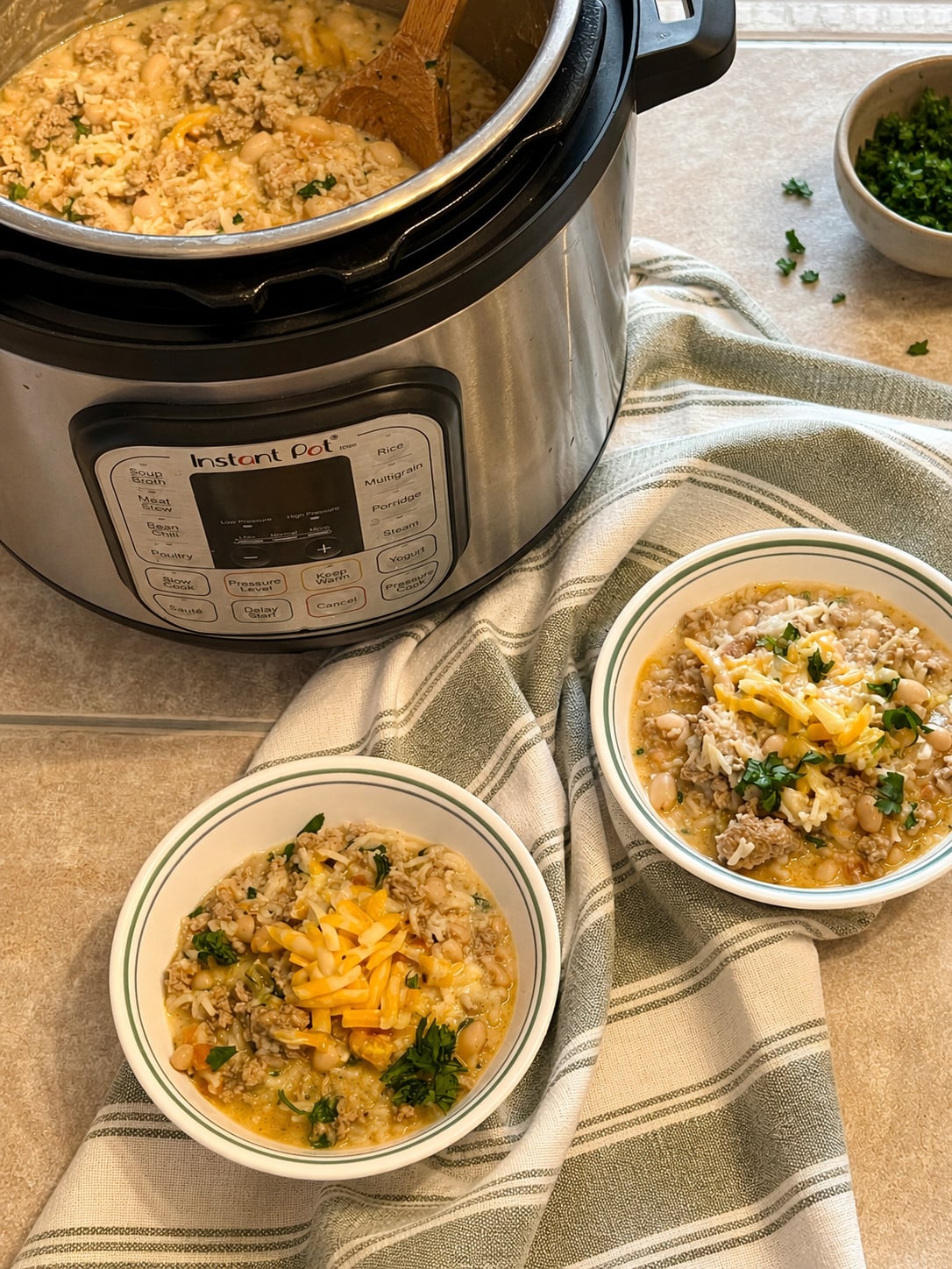 White Turkey Chili Instant Pot