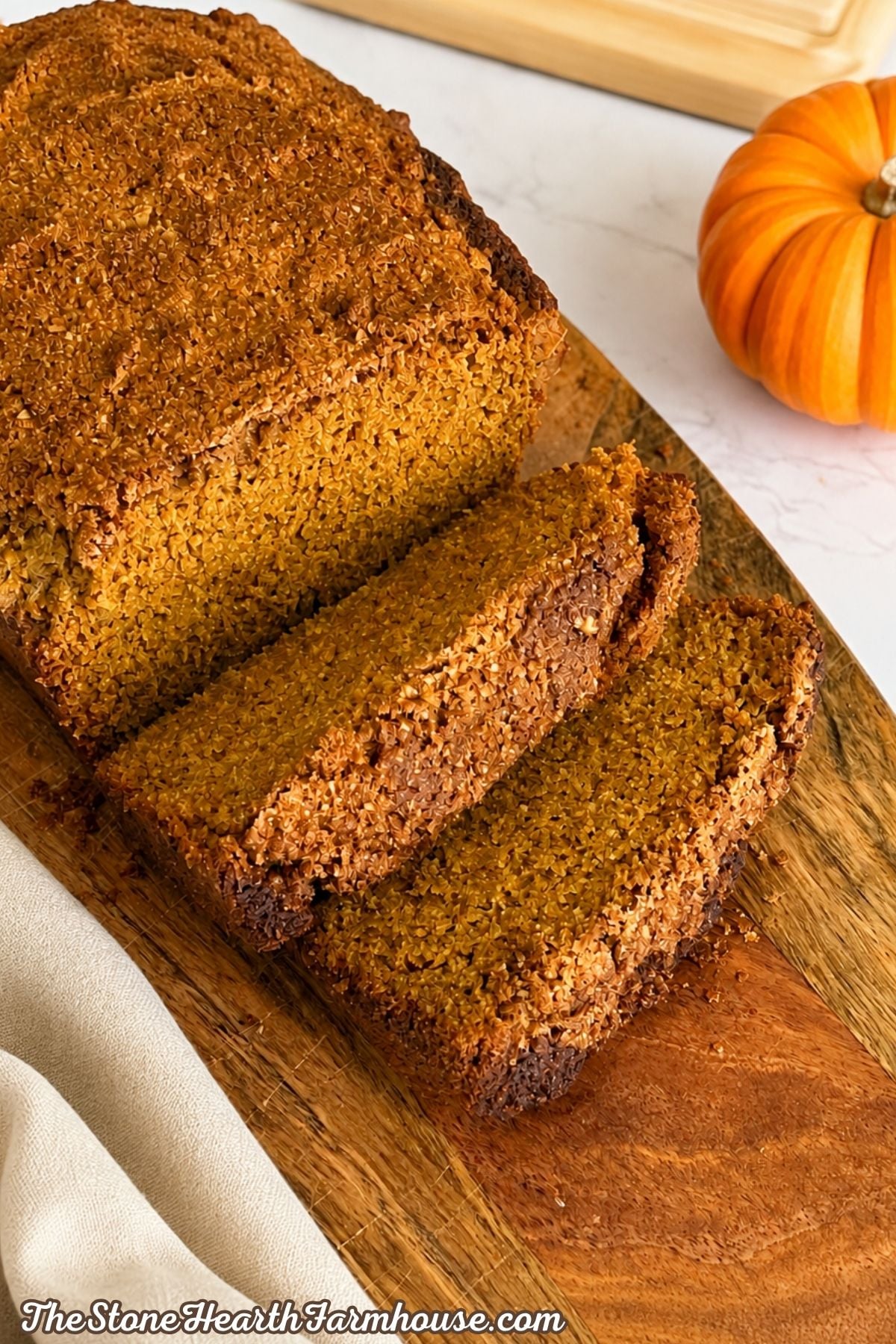 Fresh Milled Pumpkin Bread