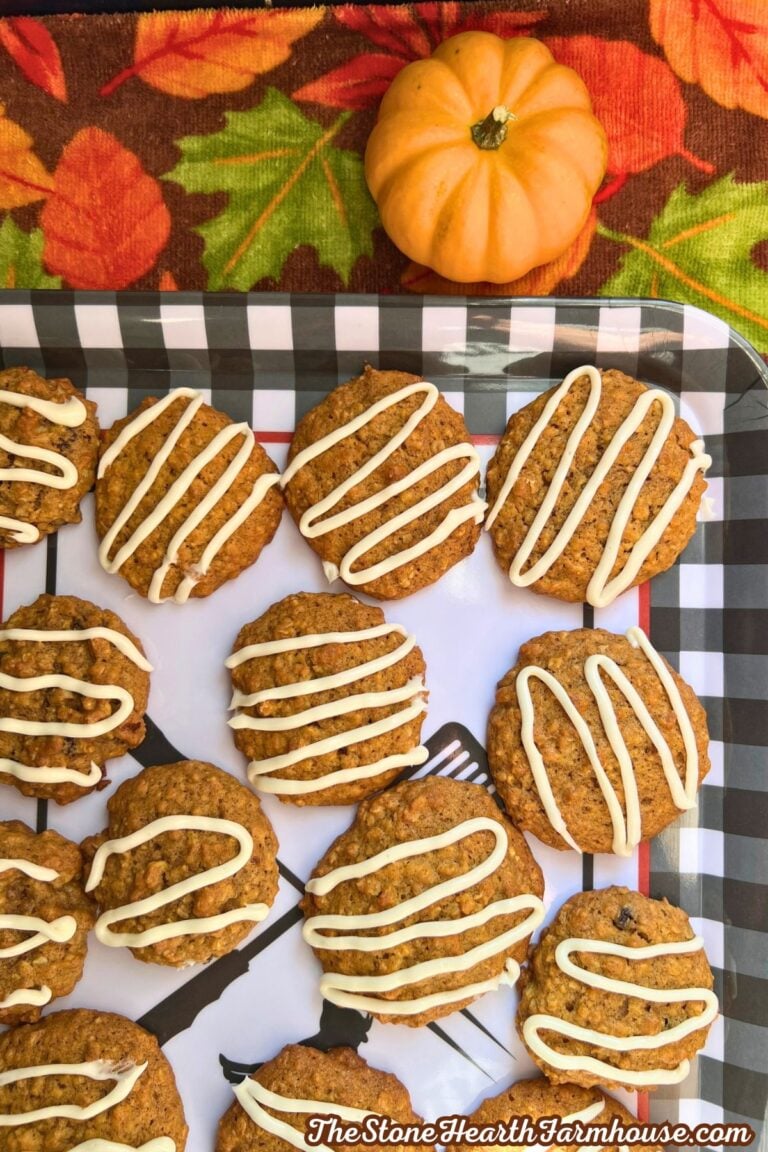 Pumpkin Cookies (Cream Cheese Icing)